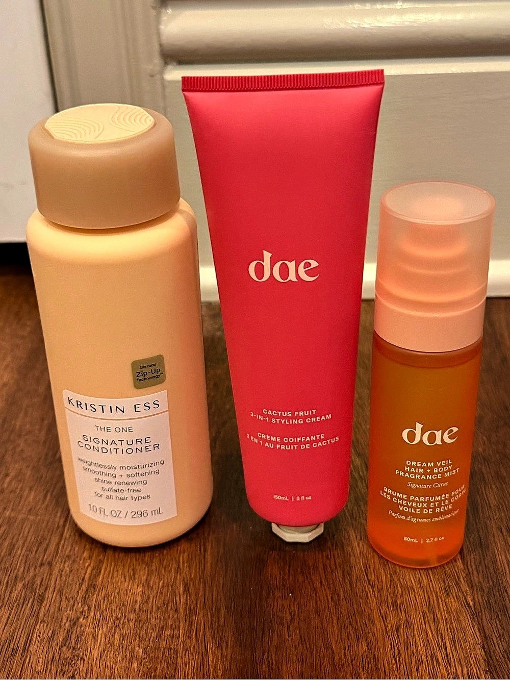 Kristin Ess Hair Care Set Pink & Orange NWT
